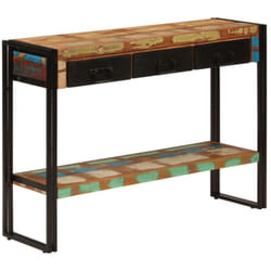 Tavolo Consolle, Tavolo da ingresso 110x30x76 cm in Legno Massello Riciclato Vidaxl