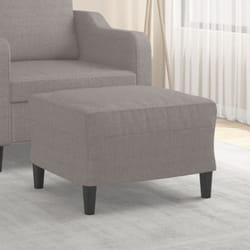 Vidaxl - Poggiapiedi Tortora 60x50x41 cm in Tessuto 867649