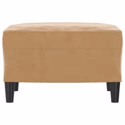 vidaXL Poggiapiedi Marrone 60x50x41 cm in Velluto - Vista aggiuntiva 3