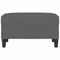 vidaXL Poggiapiedi Grigio Scuro 70x55x41 cm in Tessuto - Vista aggiuntiva 3