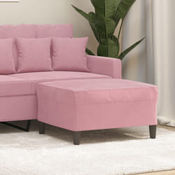 Vidaxl - Poggiapiedi rosa 70x55x41 cm in Velluto