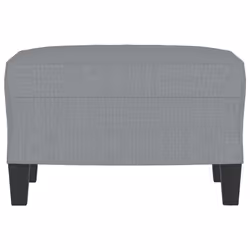 Poggiapiedi Grigio Chiaro 60x50x41 cm in Tessutocod mxl 95446 - Vista aggiuntiva 3