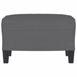 vidaXL Poggiapiedi Grigio Scuro 60x50x41 cm in Tessuto - Vista aggiuntiva 3