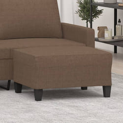 Poggiapiedi Marrone 70x55x41 cm in Tessuto vidaXL 37725