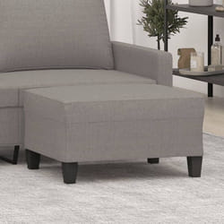 Vidaxl - Poggiapiedi Tortora 70x55x41 cm in Tessuto 65394