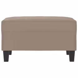 vidaXL Poggiapiedi Tortora 70x55x41 cm in Tessuto Microfibra - Vista aggiuntiva 3