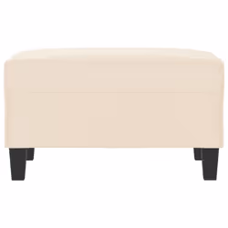 Poggiapiedi Beige 70x55x41 cm in Tessuto Microfibracod mxl 71412 - Vista aggiuntiva 3