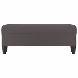 vidaXL Panca Grigia 100x35x41 cm in Similpelle - Vista aggiuntiva 3
