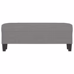 vidaXL Panca Grigio Scuro 100x35x41 cm in Tessuto - Vista aggiuntiva 3