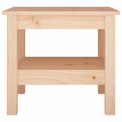 vidaXL Tavolino da caffè 45x45x40 cm in legno massello di pino - Vista aggiuntiva 3
