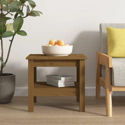 Vidaxl - Tavolino da Salotto, Tavolino da caffè Miele 45x45x40 cm Legno Massello di Pino