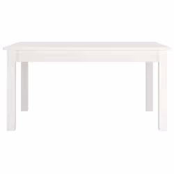 vidaXL Tavolino da Salotto Bianco 80x50x40 cm Legno Massello di Pino - Vista aggiuntiva 3