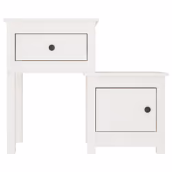 VidaXL 814542 comodino Bianco - Vista aggiuntiva 4