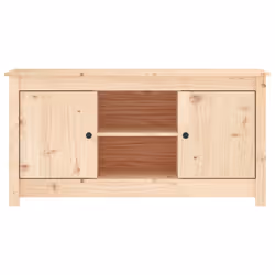 vidaXL Mobile Porta TV 103x36,5x52 cm in Legno Massello di Pino - Vista aggiuntiva 3