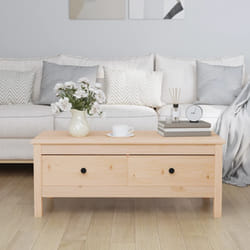 vidaXL Tavolino da Salotto 100x50x40 cm Legno Massello di Pino
