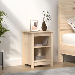 Vidaxl - Comodino 40x35x55 cm in Legno Massello di Pino