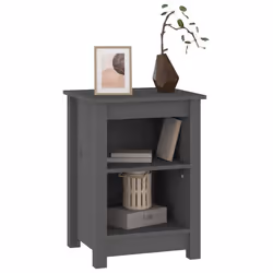 VidaXL 820960 comodino Grigio - Vista aggiuntiva 5
