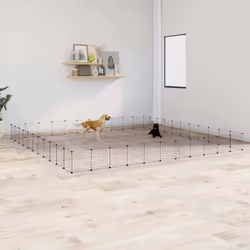 Questa affidabile gabbia per animali offre uno spazio ampio e sicuro che permette ai vostri amati animali domestici di allena ...