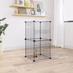 Questa affidabile gabbia per animali offre uno spazio ampio e sicuro che permette ai vostri amati animali domestici di allena ...
