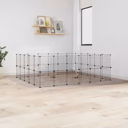 Questa affidabile gabbia per animali offre uno spazio ampio e sicuro che permette ai vostri amati animali domestici di allena ...