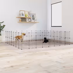 Questa affidabile gabbia per animali offre uno spazio ampio e sicuro che permette ai vostri amati animali domestici di allena ...