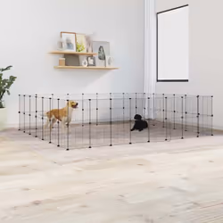 Questa affidabile gabbia per animali offre uno spazio ampio e sicuro che permette ai vostri amati animali domestici di allena ...