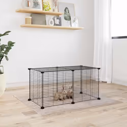 Questa affidabile gabbia per animali offre uno spazio ampio e sicuro che permette ai vostri amati animali domestici di allena ...