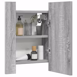 Mobile da Bagno Grigio Sonoma 40x12x45cm in Legno Multistratocod mxl 98435 - Vista aggiuntiva 3