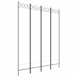 Divisorio a 4 Pannelli Bianco 160x200 cm Tessutocod mxl 94860 - Vista aggiuntiva 2