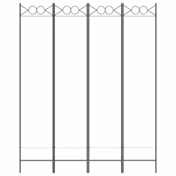 Divisorio a 4 Pannelli Bianco 160x200 cm Tessutocod mxl 94860 - Vista aggiuntiva 3