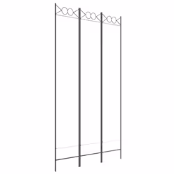 Divisorio a 3 Pannelli bianco 120x220 cm in Tessutocod mxl 118552