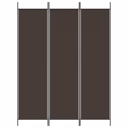 Divisorio a 3 Pannelli Marrone 150x200 cm in Tessutocod mxl 82514 - Vista aggiuntiva 3