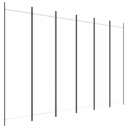 Divisorio a 6 Pannelli Bianco 300x200 cm Tessutocod mxl 96918 - Vista aggiuntiva 2