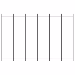 Divisorio a 6 Pannelli Bianco 300x200 cm Tessutocod mxl 96918 - Vista aggiuntiva 3