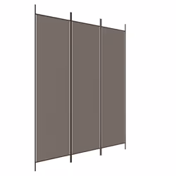 vidaXL Divisorio a 3 Pannelli Antracite 150x220 cm in Tessuto - Vista aggiuntiva 2
