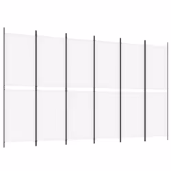 Divisorio a 6 Pannelli Bianco 300 x 180 cm Tessutocod mxl 70600 - Vista aggiuntiva 2