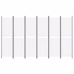 Divisorio a 6 Pannelli Bianco 300 x 180 cm Tessutocod mxl 70600 - Vista aggiuntiva 3