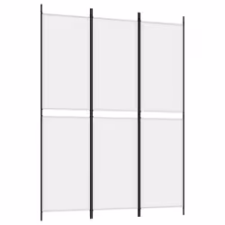 Divisorio a 3 Pannelli bianco 150x200 cm in Tessutocod mxl 118555