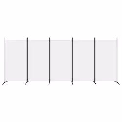 Divisorio a 5 Pannelli Bianco 433x180 cm Tessutocod mxl 121026 - Vista aggiuntiva 3