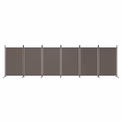 Divisorio a 6 Pannelli Antracite 520x180 cm Tessutocod mxl 121030 - Vista aggiuntiva 3