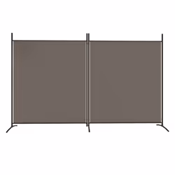 Divisorio a 2 Pannelli Antracite 348x180 cm Tessutocod mxl 73055 - Vista aggiuntiva 3