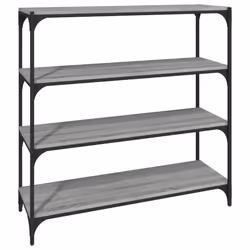 VidaXL 819360, Grigio, Quercia, Acciaio, Legno, 1000 mm, 330 mm, 1000 mm
