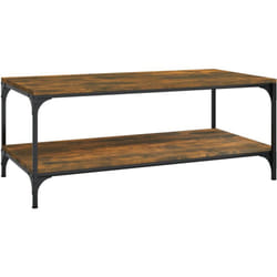 Vidaxl - Tavolino da Salotto Rovere Fumo 80x50x40 cm Legno Multistrato
