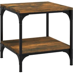 Tavolino da Salotto Rovere Fumo 40x40x40cm in Legno Multistrato vidaXL