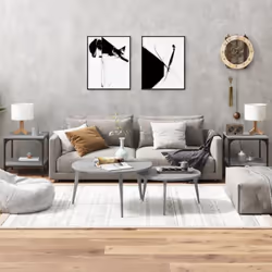 Donate al vostro salotto un tocco di stile industriale unico, grazie a questi eleganti tavolini! Materiale pratico: Il legno  ...