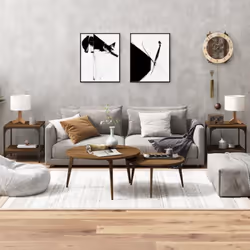 Donate al vostro salotto un tocco di stile industriale unico, grazie a questi eleganti tavolini! Materiale pratico: Il legno ...