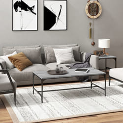 vidaXL Tavolino da Salotto Grigio Sonoma 100x50x35cm Legno Multistrato