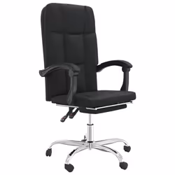 VidaXL 349639, 1 pz, Cotone, Ecopelle, Metallo, Poliestere, Cloruro di polivinile (PVC), Nero