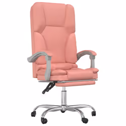 VidaXL 349681, 1 pz, Cotone, Ecopelle, Metallo, Poliestere, Cloruro di polivinile (PVC), Rosa