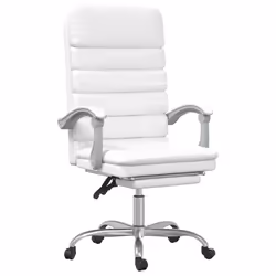 VidaXL 349732, 1 pz, Cotone, Ecopelle, Metallo, Poliestere, Cloruro di polivinile (PVC), Bianco